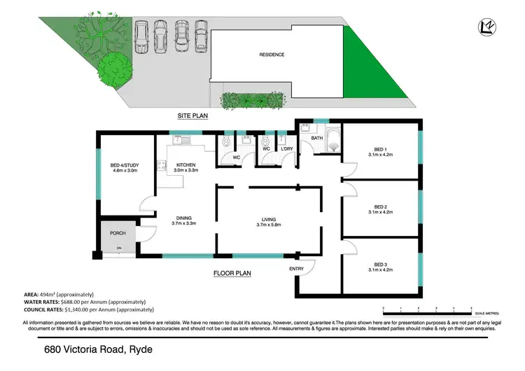 Floorplan of Homely house listing, 680 Victoria Road, Ryde NSW 2112