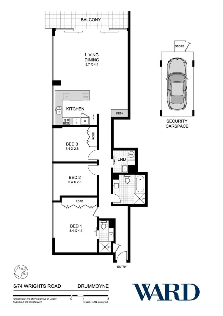 Floorplan of Homely apartment listing, 6/74 Wrights Road, Drummoyne NSW 2047