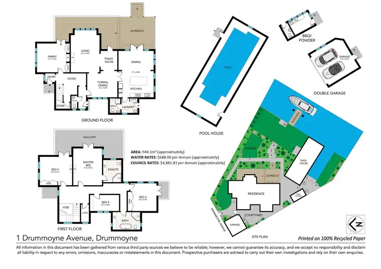 Floorplan of Homely house listing, 1 Drummoyne Avenue, Drummoyne NSW 2047
