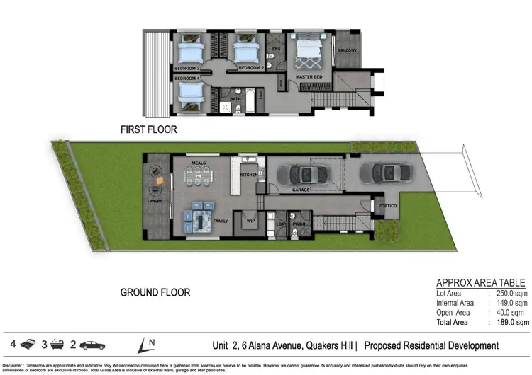 Floorplan of Homely house listing, 17b Alana Avenue, Quakers Hill NSW 2763