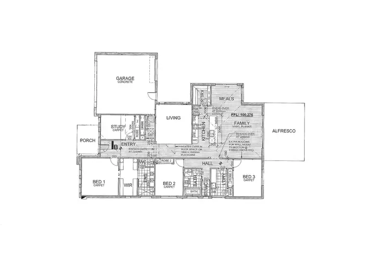 Floorplan of Homely house listing, 56 Cathcart Street, Marong VIC 3515