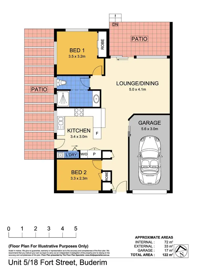 Floorplan of Homely unit listing, 5/18 Fort Street, Buderim QLD 4556