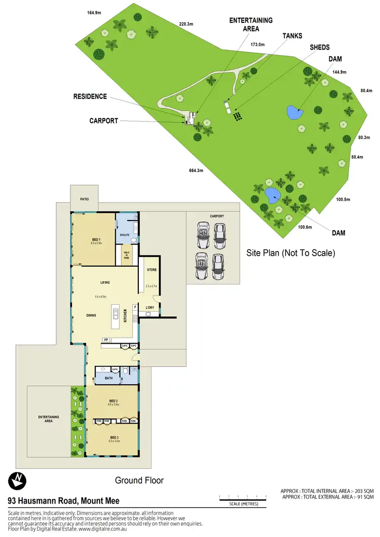 Floorplan of Homely house listing, Lot 11 93 Hausmann Road, Mount Mee QLD 4521