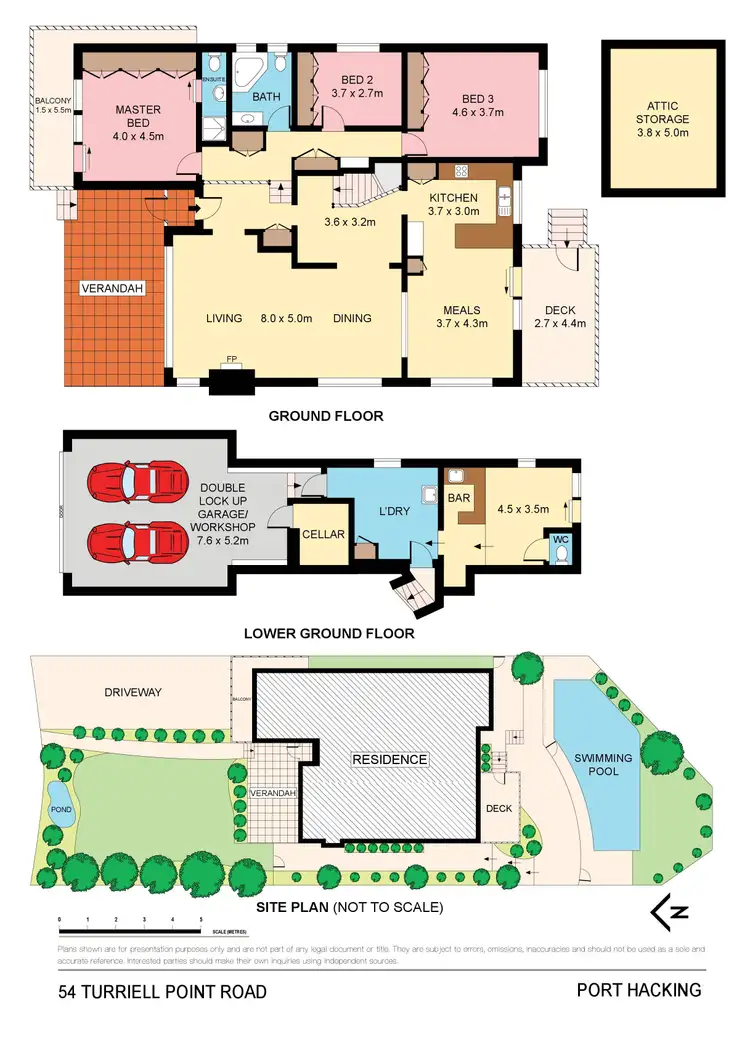Floorplan of Homely house listing, 54 Turriell Point Road, Port Hacking NSW 2229