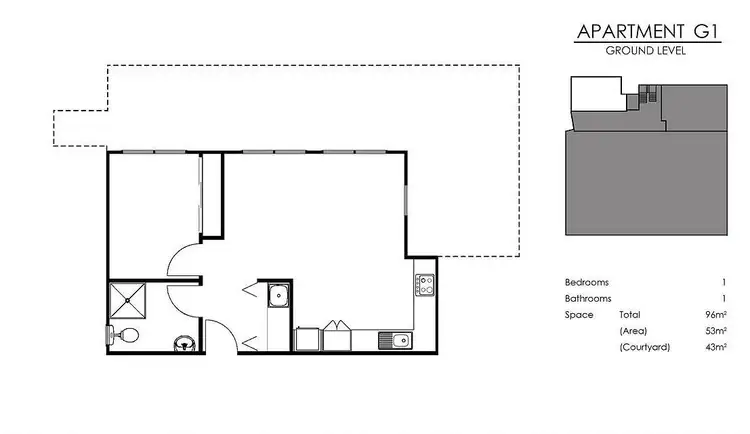 Floorplan of Homely apartment listing, G1/90-92 Middleborough Road, Blackburn South VIC 3130