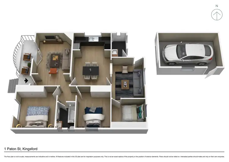 Floorplan of Homely house listing, 1 Paton Street, Kingsford NSW 2032
