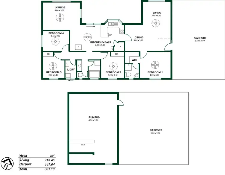 Floorplan of Homely rural property listing, 1043 Black Heath Road, Tungkillo SA 5236
