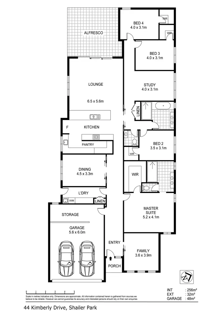 Floorplan of Homely house listing, 44 Kimberley Drive, Shailer Park QLD 4128