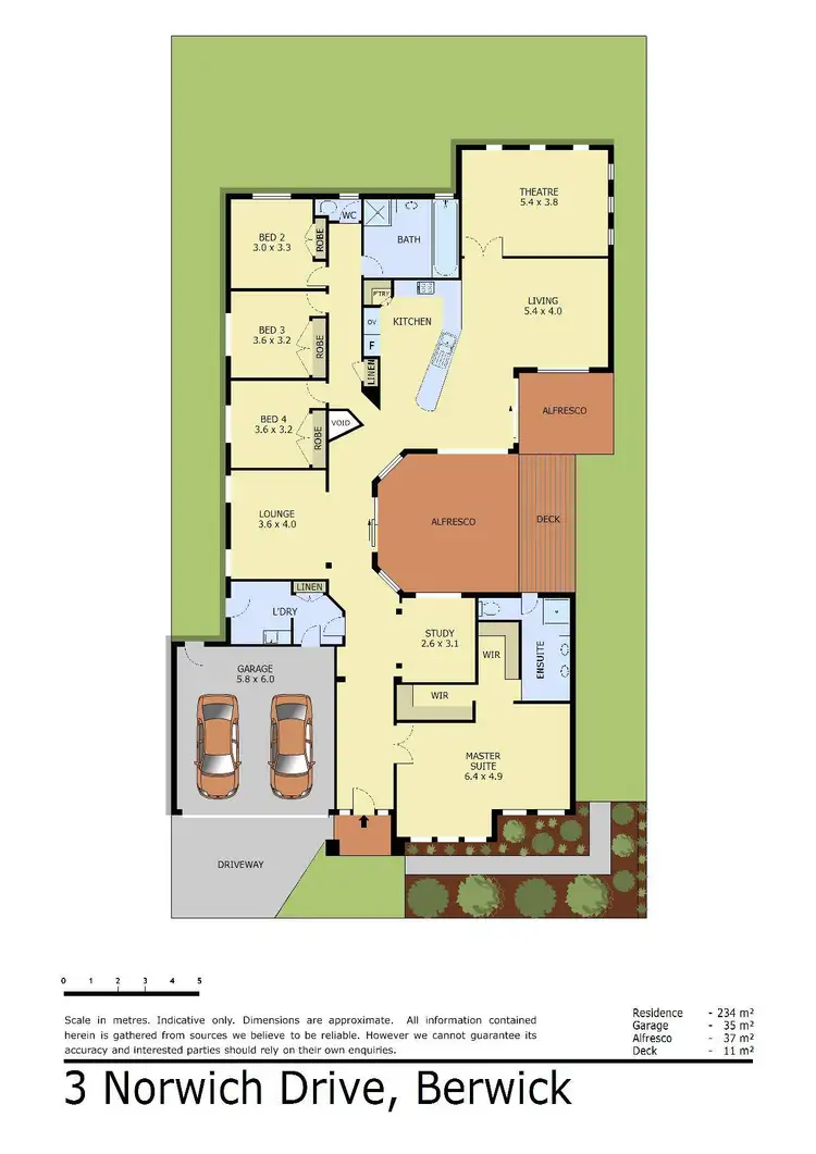 Floorplan of Homely house listing, 3 Norwich Drive, Berwick VIC 3806