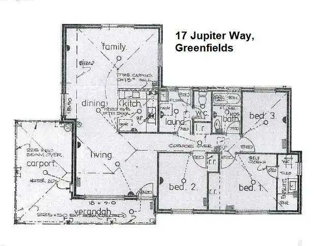 Floorplan of Homely house listing, 17 Jupiter Way, Greenfields WA 6210