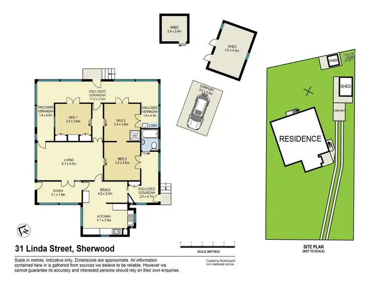 Floorplan of Homely house listing, 31 Linda Street, Sherwood QLD 4075