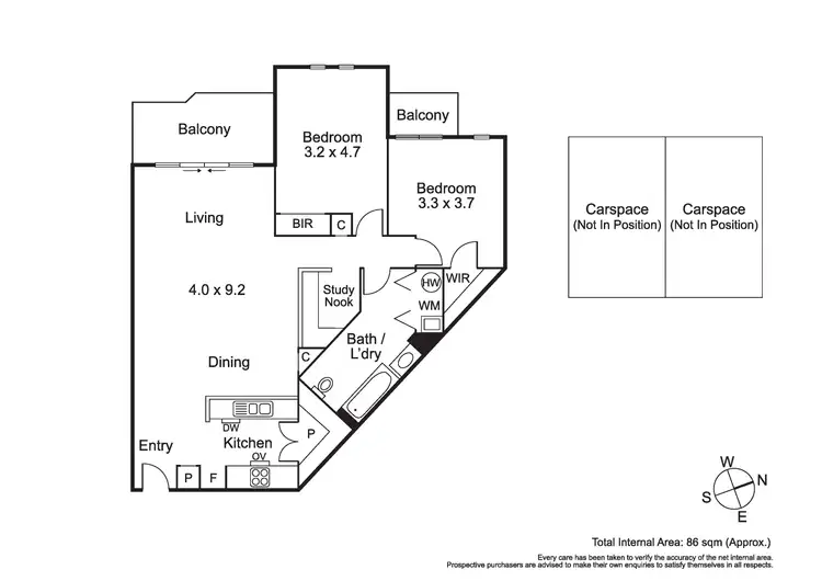 Floorplan of Homely apartment listing, 9/1 Gatehouse Drive, Kensington VIC 3031