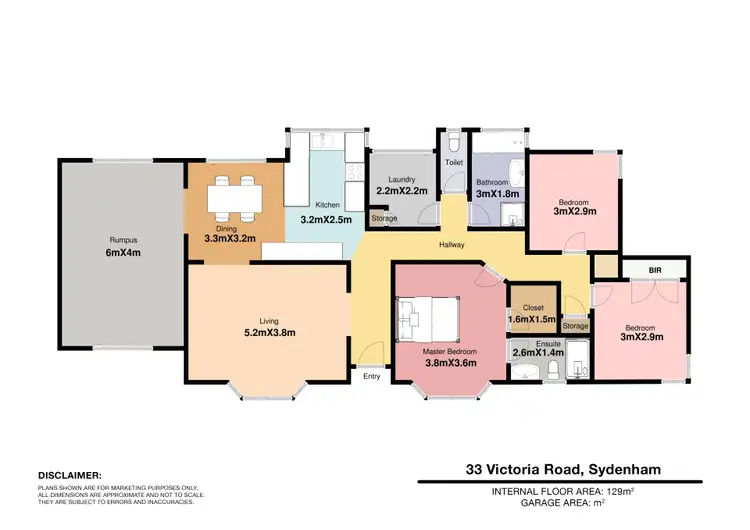 Floorplan of Homely house listing, 33 Victoria Road, Sydenham VIC 3037