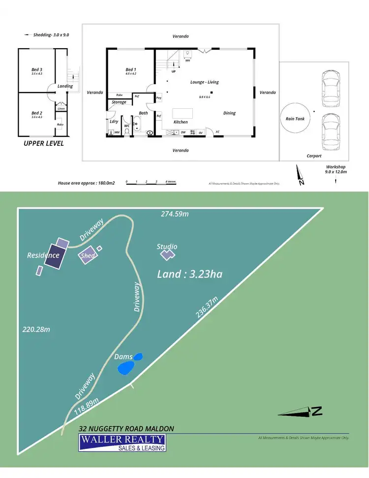 Floorplan of Homely house listing, 32 Nuggetty Road, Maldon VIC 3463
