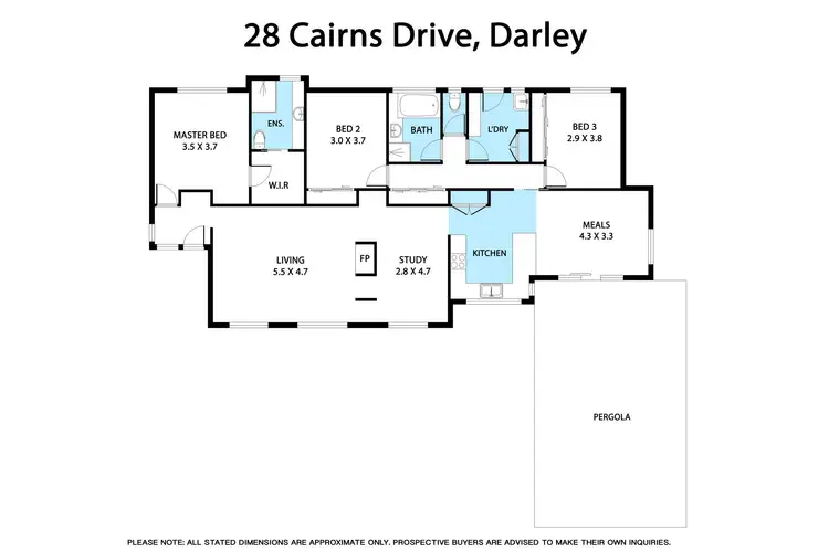 Floorplan of Homely house listing, 28 Cairns Drive, Bacchus Marsh VIC 3340