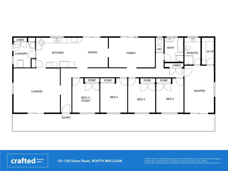 Floorplan of Homely house listing, 121-129 Olson Road, North Maclean QLD 4280
