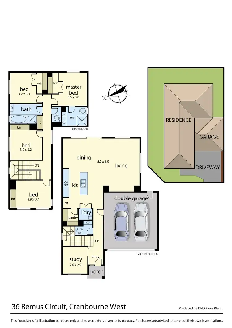 Floorplan of Homely house listing, 36 Remus Circuit, Cranbourne West VIC 3977