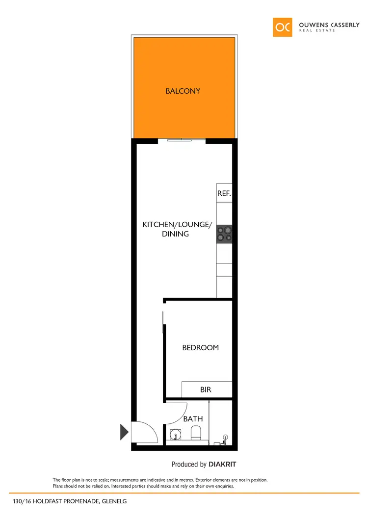 Floorplan of Homely apartment listing, 130/16 Holdfast Promenade, Glenelg SA 5045