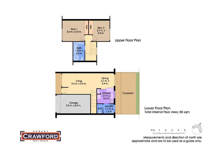 Floorplan of Homely townhouse listing, 2/46 Perks Street, Wallsend NSW 2287