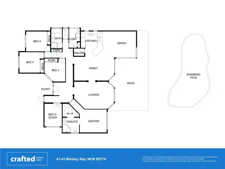 Floorplan of Homely house listing, 41-43 Wallaby Way, New Beith QLD 4124