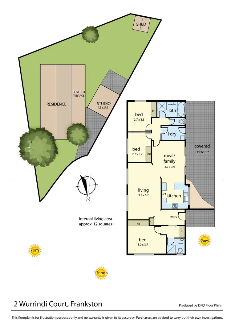 Floorplan of Homely house listing, 2 Wurrindi Court, Frankston VIC 3199
