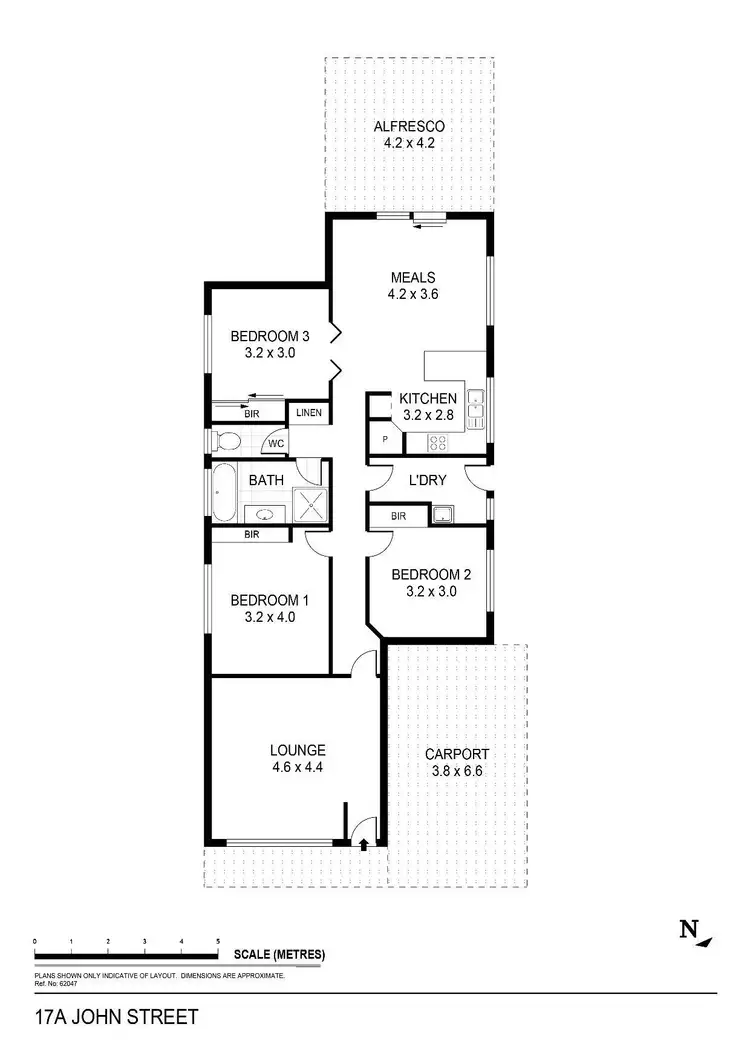 Floorplan of Homely house listing, 17A John Street, Kangaroo Flat VIC 3555