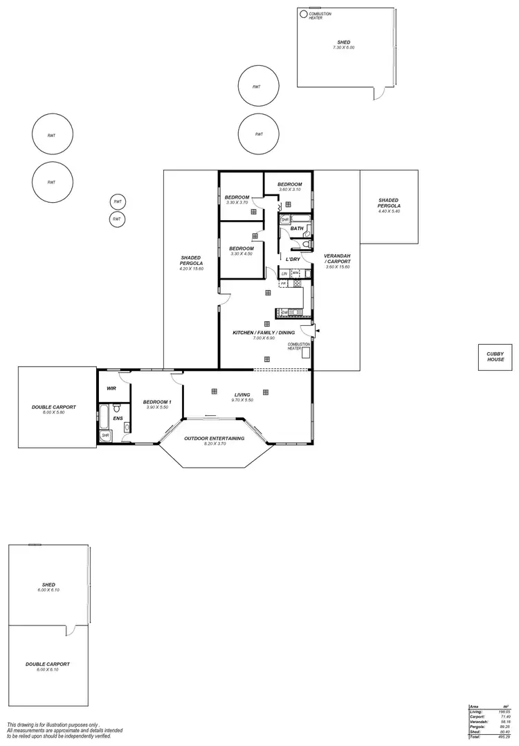 Floorplan of Homely rural property listing, 92 Woodcone Road, Mount Compass SA 5210