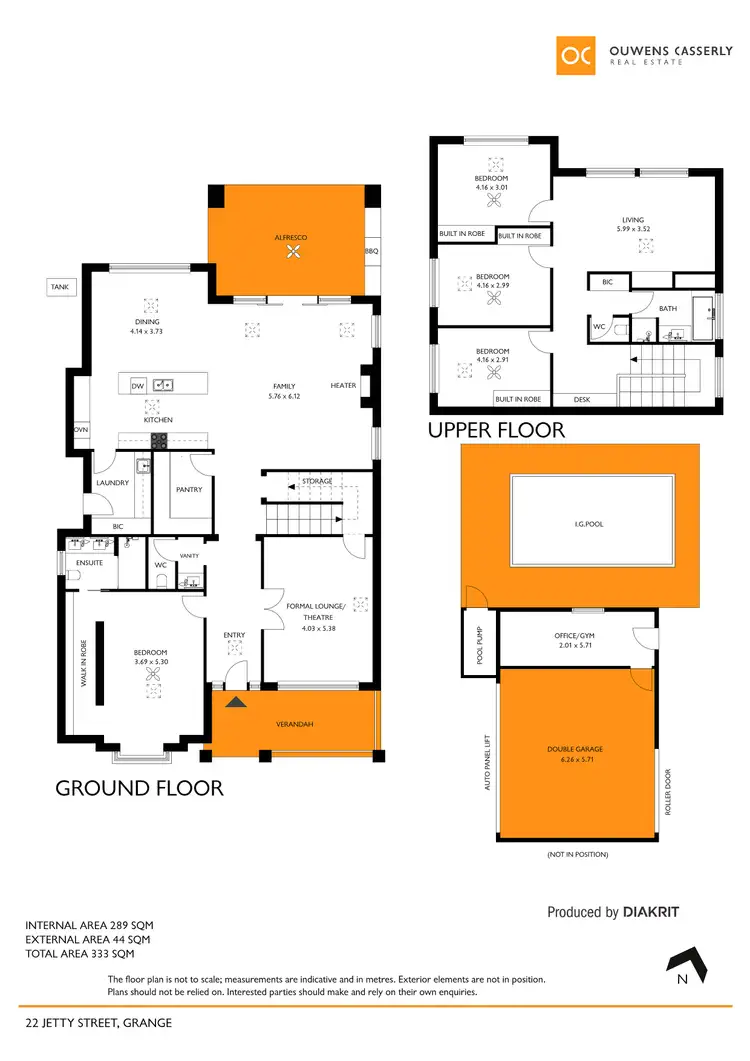Floorplan of Homely house listing, 22 Jetty Street, Grange SA 5022
