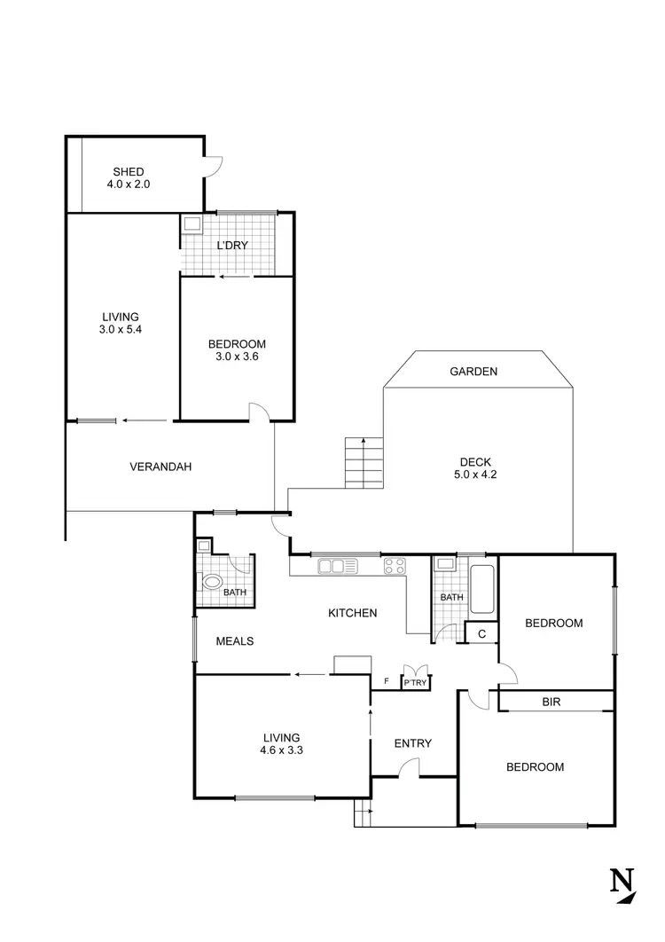 Floorplan of Homely house listing, 31 Moran Street, Long Gully VIC 3550