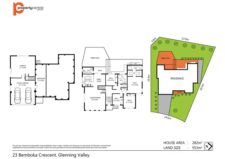 Floorplan of Homely house listing, 23 Bemboka Crescent, Glenning Valley NSW 2261