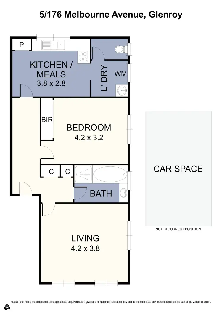 Floorplan of Homely unit listing, 5/176 Melbourne Avenue, Glenroy VIC 3046