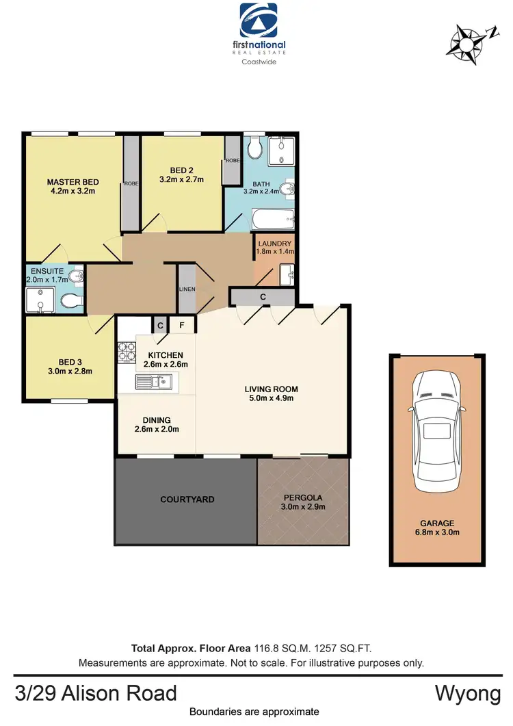 Floorplan of Homely unit listing, 3/29 Alison Road, Wyong NSW 2259
