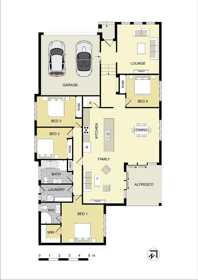 Floorplan of Homely house listing, 60 Adams Circuit, Elderslie NSW 2570