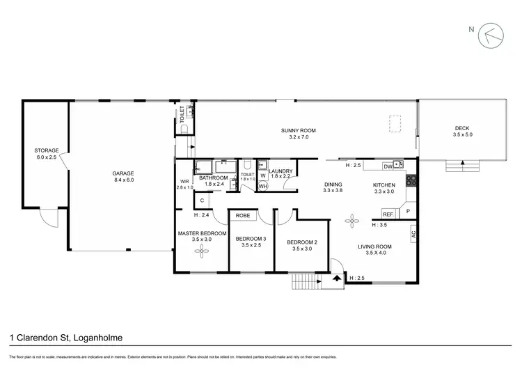 Floorplan of Homely house listing, 1 Clarendon Street, Loganholme QLD 4129