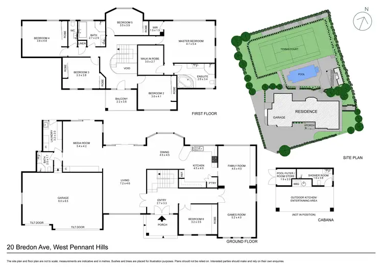 Floorplan of Homely house listing, 20 Bredon Avenue, West Pennant Hills NSW 2125
