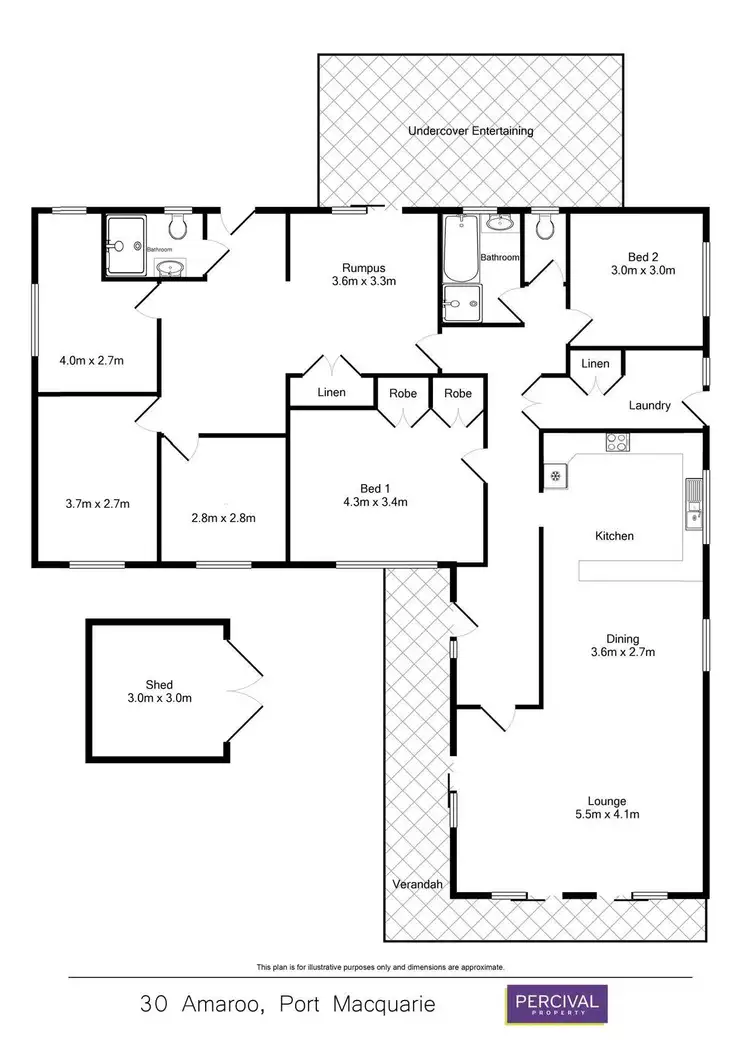 Floorplan of Homely house listing, 30 Amaroo Parade, Port Macquarie NSW 2444