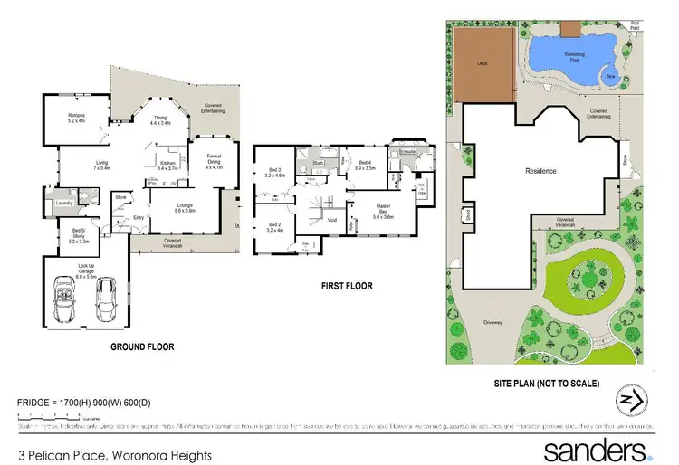 Floorplan of Homely house listing, 3 Pelican Place, Woronora Heights NSW 2233