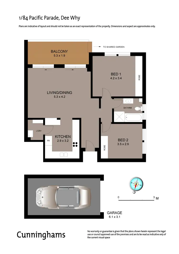 Floorplan of Homely apartment listing, 1/84 Pacific Parade, Dee Why NSW 2099
