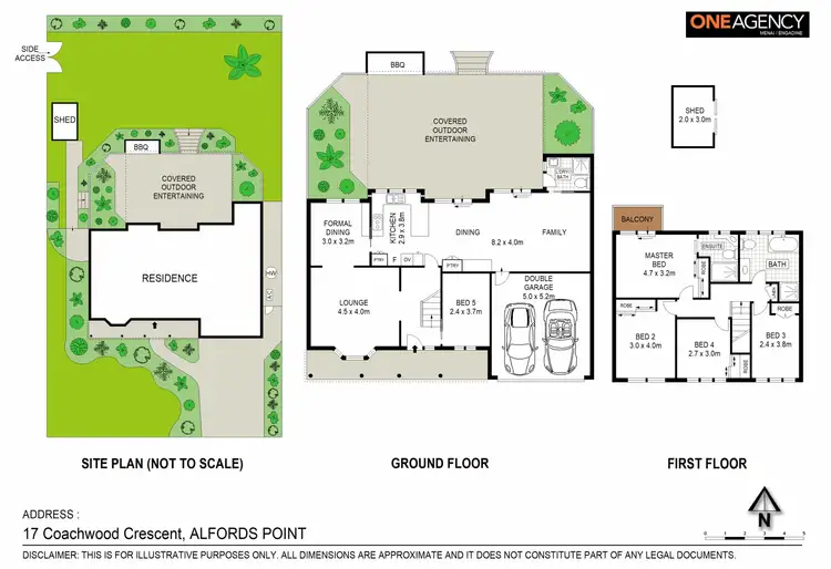 Floorplan of Homely house listing, 17 Coachwood Crescent, Alfords Point NSW 2234