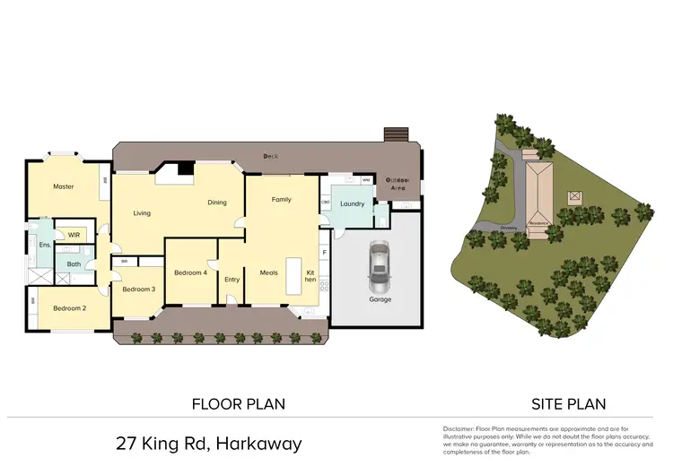 Floorplan of Homely rural property listing, 27 King Road, Harkaway VIC 3806