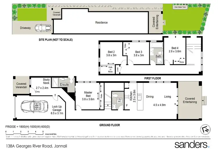 Floorplan of Homely semi-detached listing, 138 B Georges River Road, Jannali NSW 2226
