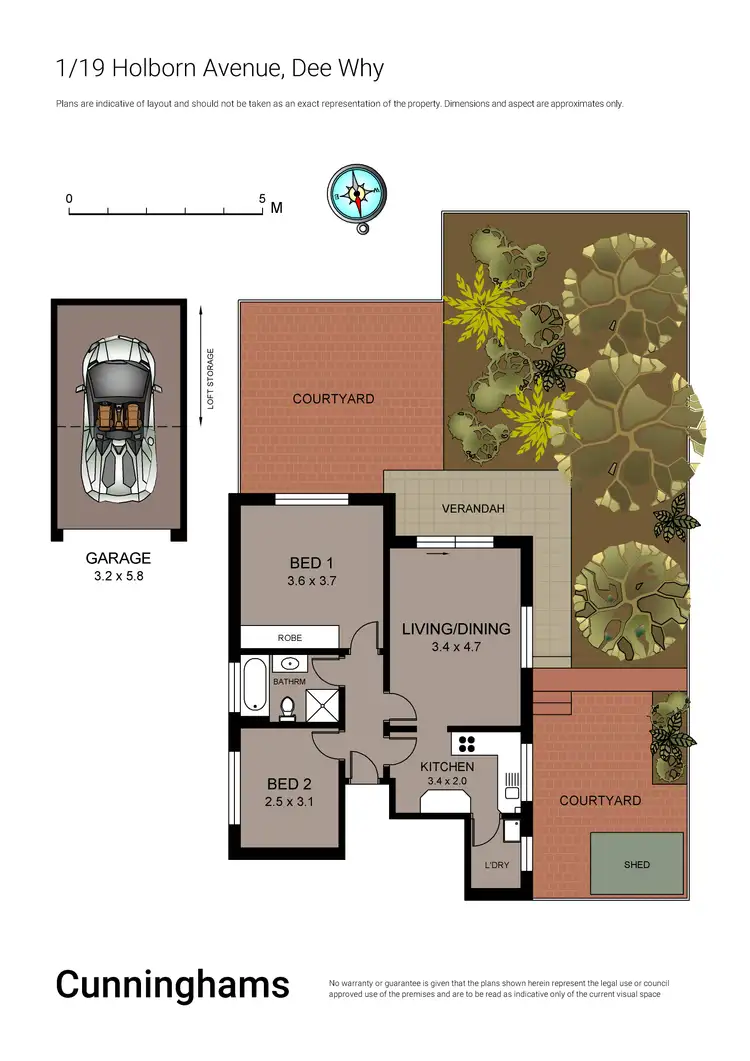 Floorplan of Homely apartment listing, 1/19 Holborn Avenue, Dee Why NSW 2099