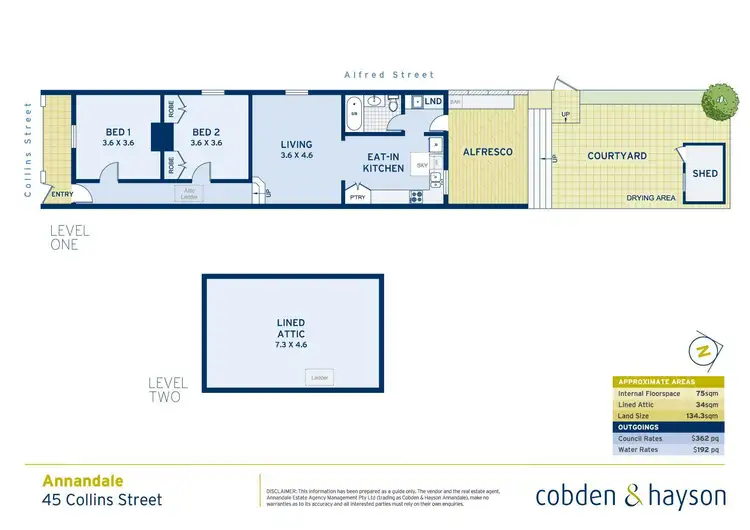 Floorplan of Homely house listing, 45 Collins Street, Annandale NSW 2038