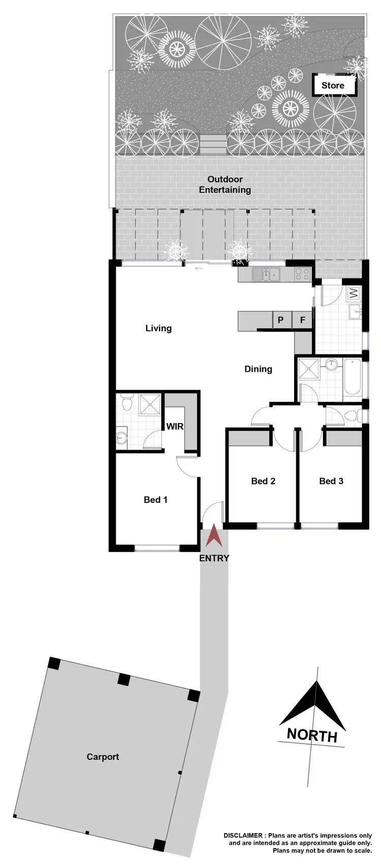 Floorplan of Homely townhouse listing, 8/27 Elm Way, Jerrabomberra NSW 2619