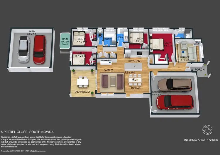 Floorplan of Homely house listing, 5 Petrel Close, South Nowra NSW 2541