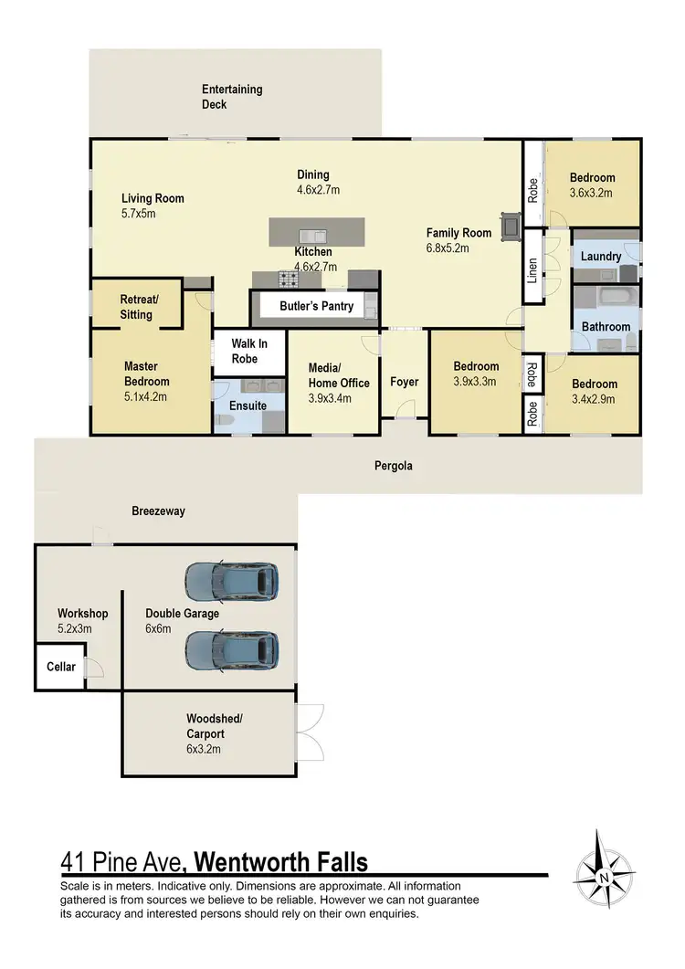 Floorplan of Homely house listing, 41 Pine Avenue, Wentworth Falls NSW 2782