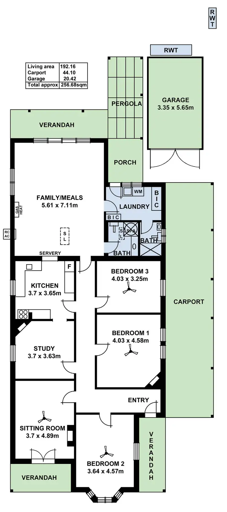 Floorplan of Homely house listing, 76 Swaine Avenue, Toorak Gardens SA 5065