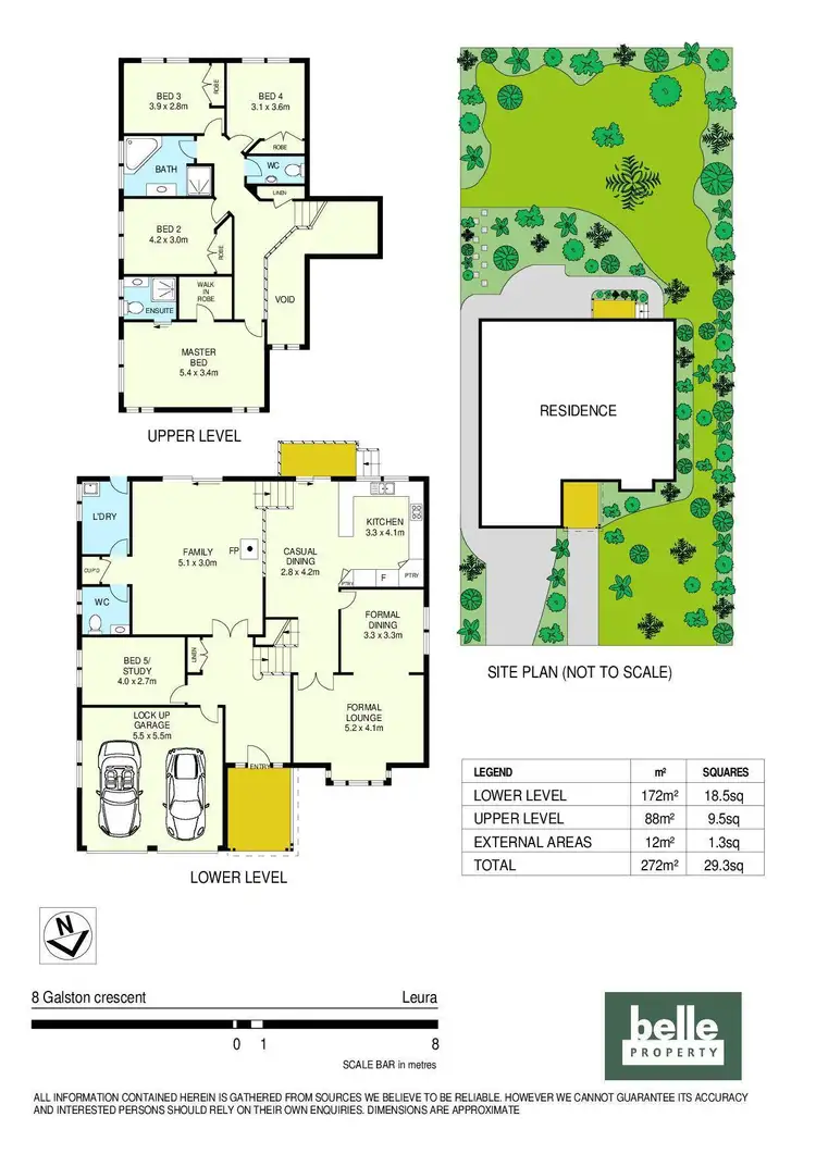 Floorplan of Homely house listing, 8 Galston Crescent, Leura NSW 2780