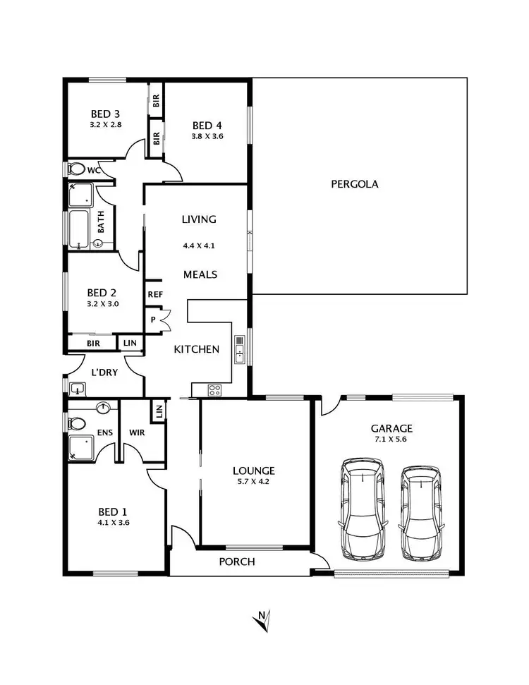 Floorplan of Homely house listing, 26 Black Avenue, Gisborne VIC 3437