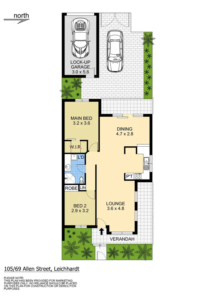 Floorplan of Homely house listing, 105/69 Allen Street, Leichhardt NSW 2040